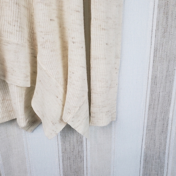 Anthropologie Sleeping on Snow Turtleneck Wool Linen Sweater Cream Size Small - Picture 3 of 8